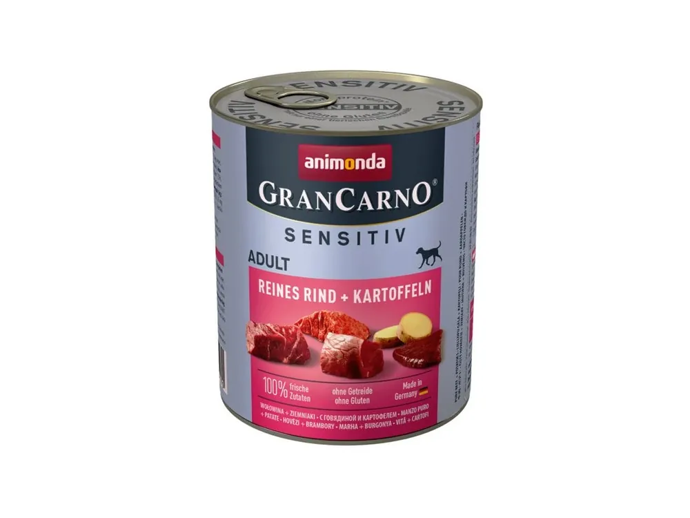 Animonda GranCarno Sensitiv Adult - hovězí s bramborami 800g Novinka