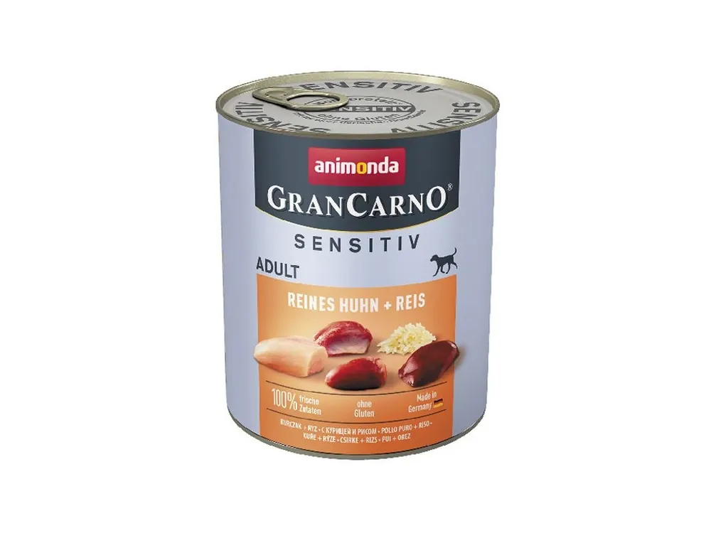 Nakupujte Hned Animonda GranCarno Sensitiv Adult - Kuřecí s rýží 800g
