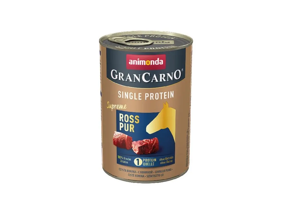 Bezpečná Platba Animonda GranCarno Single Protein Supreme - Koňské čisté 400g