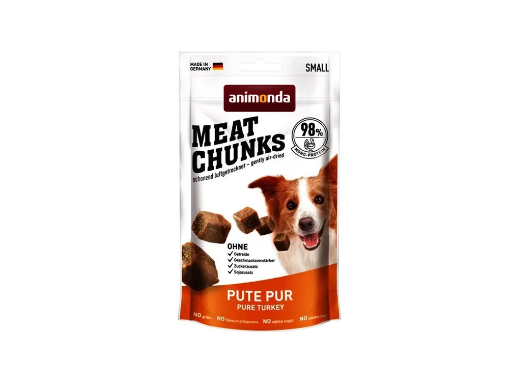 Zlevněný Animonda Meat Chunks Small Dog - krůtí maso 60g