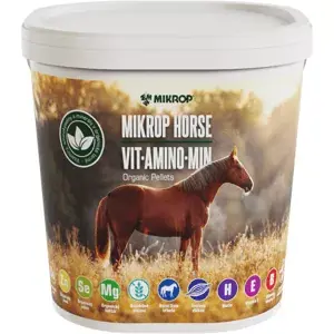MIKROP® HORSE granulovaná minerálka VIT.AMINO.MIN organická 6,5 kg (Prémiové organické vitamíny a minerály do kyblíčku ve formě granulek) Speciální Cena
