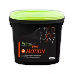 Premin® plus MOTION pohyb 1kg (Pro správný vývoj a funkci kloubů koně, zajišťuje pružnost chrupky a zmírňuje její poškození) Nová Kolekce