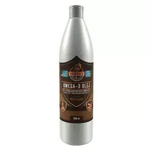 Tovární Cena TOPVET Omega-3 olej 1000ml (Zdroj esenciálních mastných kyselin)