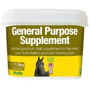 Top Prodej General Supplement, kompletní vitamínovo-minerální krmný doplněk pro koně (NAF General Supplement, komplexní doplňkové krmivo pro koně, balení 1,5kg)