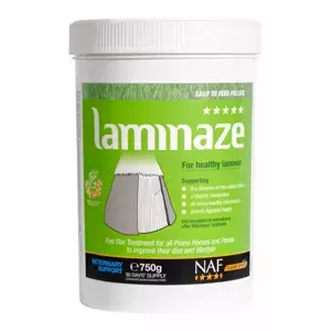 Nejprodávanější Laminaze pro koně se sklony ke schvácení (NAF Laminaze, krmný doplněk pro koně se sklony ke schvácení, kyblík 750g)