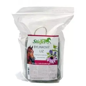 Bylinkový liz 1kg (Stiefel Bylinkový liz, koňské lízátko s bylinkami na průdušky, balení 1 kg) Hit Sezóny