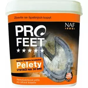 Výhodná Nabídka Pro Feet pellets pro zdravá kopyta s biotinem (NAF Pro feet pellets pro zdravá kopyta s biotinem, kyblík 3kg)