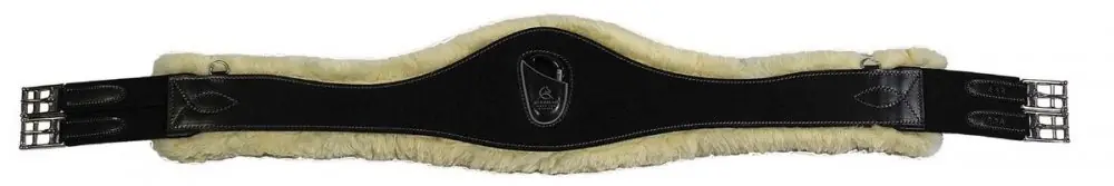 Anatomický podbřišník kožený Acavallo s beránkem Eco Wool - Barva koňakVelikost 110 Bezpečná Platba