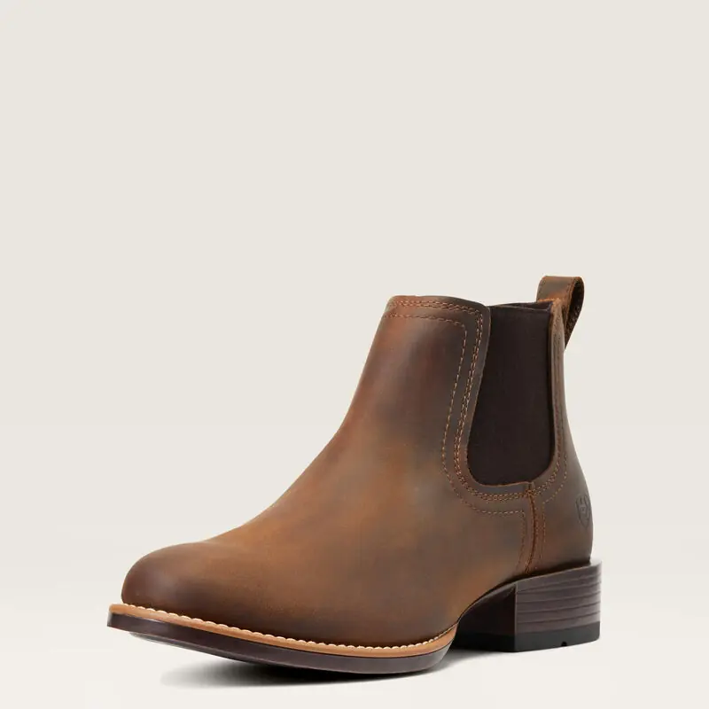 Pánské westernové boty Ariat Booker Ultra, Distressed Brown - Velikost 43Typ Široké Poslední Šance