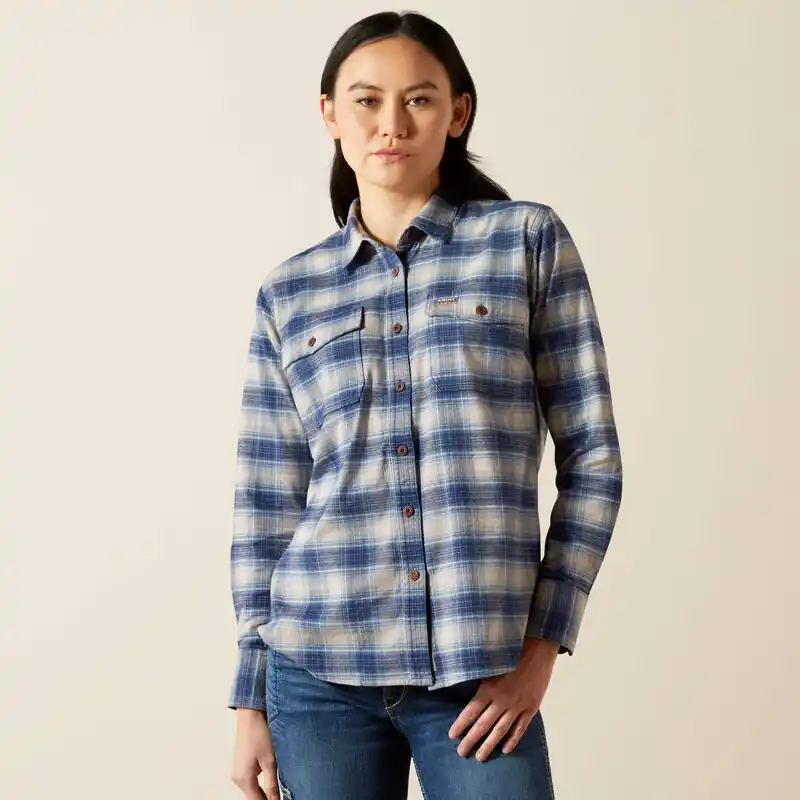 Dámská košile Ariat Flannel DuraStretch Work - Velikost XS Akční Cena