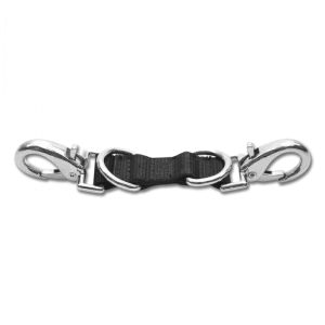 Autentický Lonžovací spojka DOUBLE - Barva černáRozměr 18 cm