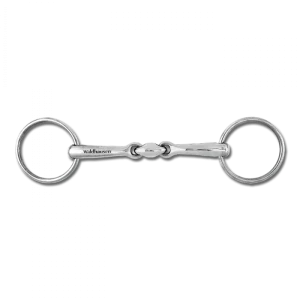 Hit Sezóny Udidlo stihlové Waldhausen 2x lomené, plné 14mm - Rozměr 12,5 cm