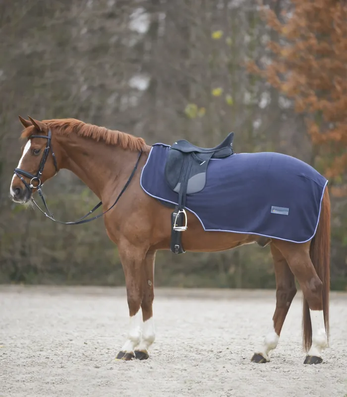 Fleexová bederní deka Waldhausen ECO - Barva Tmavě modráVelikost PONY Speciální Cena