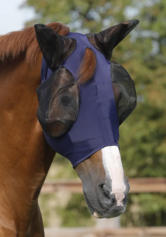 Elastická maska proti hmyzu Premier Equine Lycra 70% UV - Barva ŠediváVelikost S Bezpečná Platba