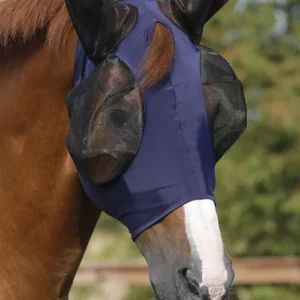 Elastická maska proti hmyzu Premier Equine Lycra 70% UV - Barva Světle modráVelikost S Bezpečná Platba