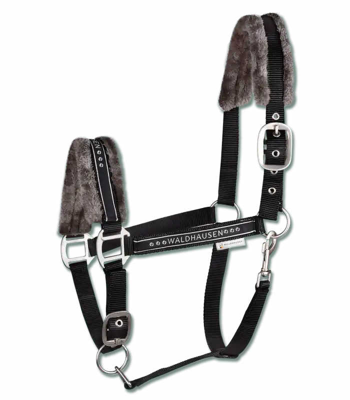 Kup Teď Stájová ohlávka Waldhausen Elegant - Barva černáRozměr WB (FULL)
