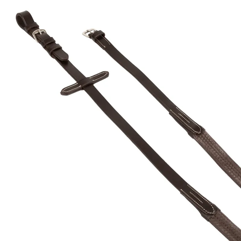Equestro gumové otěže (1,6 cm) - Barva HnědáVelikost FULL Aktuální