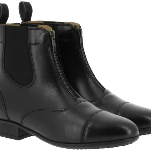 Jezdecká kožená pérka EQUITHÈME Chic se zipem - Velikost 37 Autentický