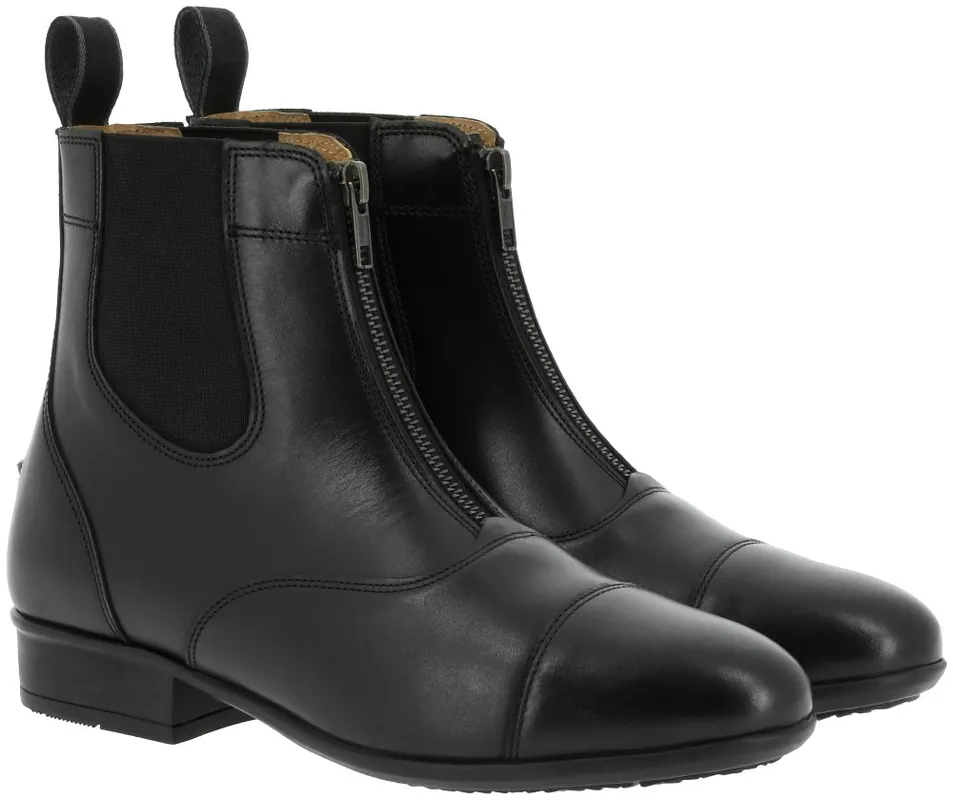 Jezdecká kožená pérka EQUITHÈME Chic se zipem - Velikost 40 Horká Nabídka