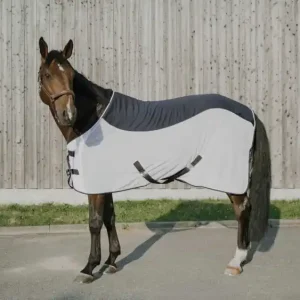 Dokud Zásoby Vydrží Síťová deka s plnými zády Equitheme Flycool Standard - Barva Tmavě modráVelikost 125 cm