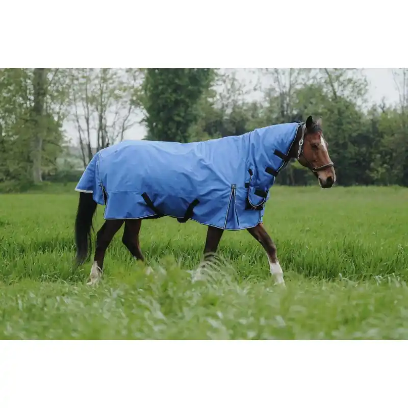 Cenová Bomba Nepromokavá deka EQUITHÈME - TYREX Aisance 1200D s krkem 300g - Velikost 165 cm (215)