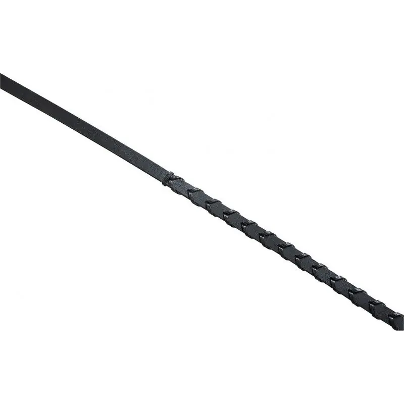 Must-Have ERIC THOMAS PRO kožené pletené otěže - Barva Černá