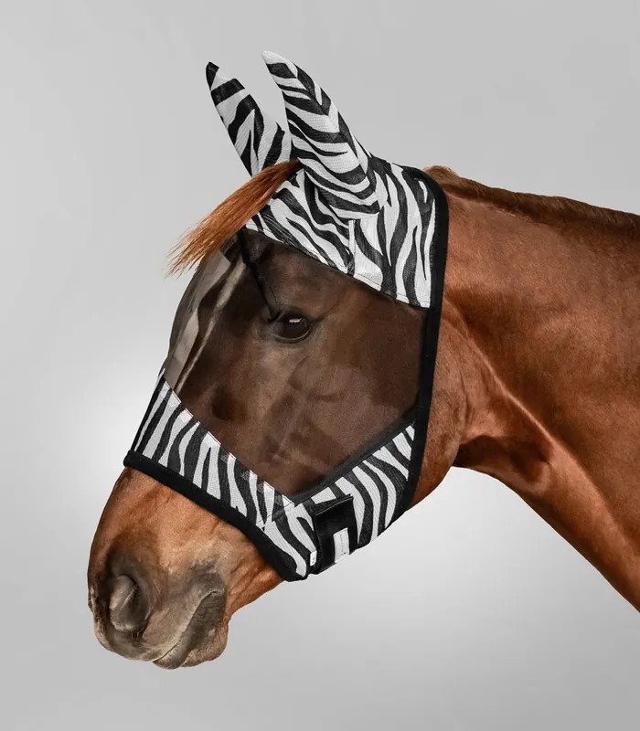 Nízká Cena Maska proti hmyzu Waldhausen Zebra - Barva Černobílá "zebra"Velikost COB