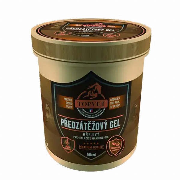 Předzátěžový gel hřejivý TopVet - Velikost 500 ml Expresní Doručení