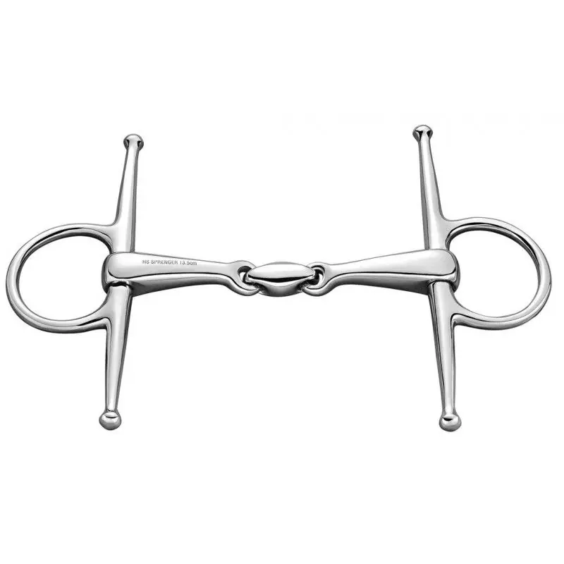 Ověřený Udidlo Roubík SPRENGER 2x lomené 16 mm - Velikost 12,5 cm