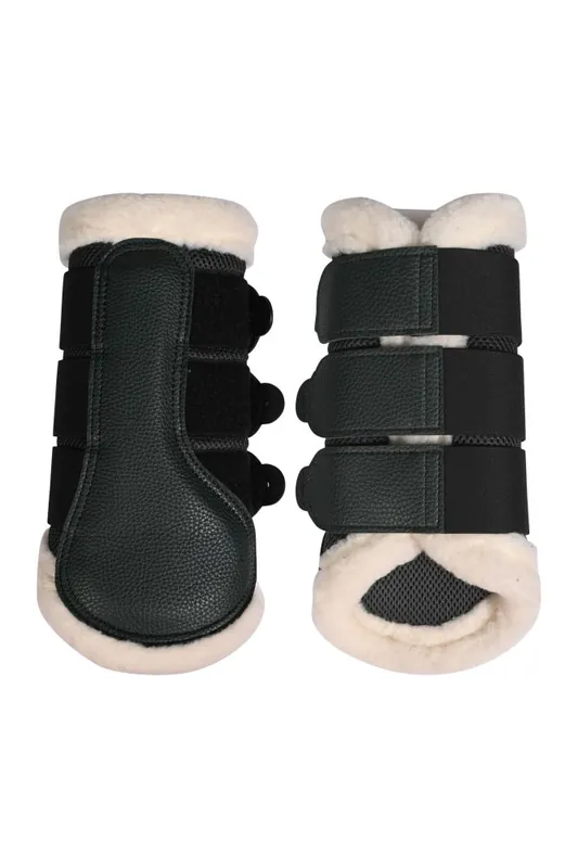 Kamaše Comfort Premium Mesh HKM - Barva khakiVelikost S Finální Výprodej