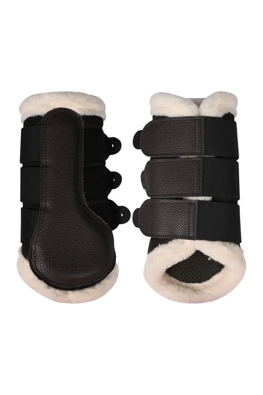 Novinka Kamaše Comfort Premium Mesh HKM - Barva Tmavě hnědáVelikost S