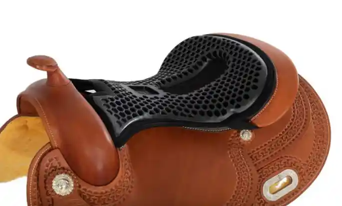 Vysoce Kvalitní Gelový potah na westernové sedlo Acavallo Dri-Lex Ortho-Coccyx - Barva Černá