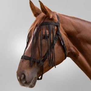 Pastevní ohlávka s třásněmi WALDHAUSEN - Barva ČervenáVelikost PONY Značkový