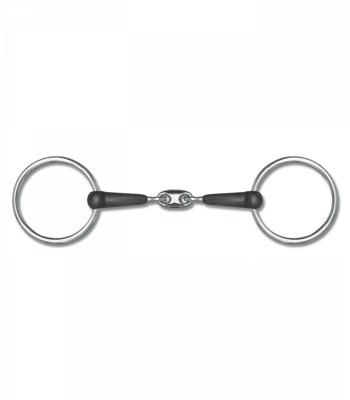 Horká Nabídka Udidlo stihlo 2x lomené Waldhausen gumové 15mm - Rozměr 11,5 cm