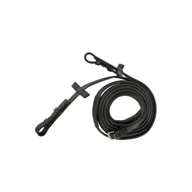 Gumové otěže STUBBEN Slimline 1/2" s háčky - Barva Tmavě hnědáVelikost COB/FULL Aktuální