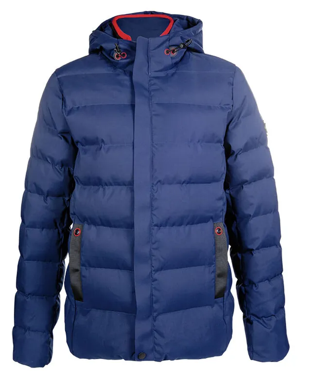 Pánská prošívaná bunda HKM - Hamburg - Barva Tmavě modráVelikost S Must-Have