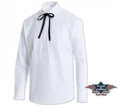 Pánská westernová košile Joseph white - Velikost XXXL Víkendová Akce