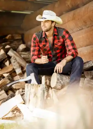 Vysoce Kvalitní Pánská westernová košile LUMBERJACK - Barva ČervenáVelikost XXL