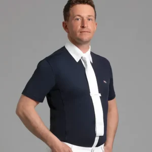 Cenový Hit Pánská závodní košile Premier Equine Antonio s krátkým rukávem - Barva BíláVelikost XL