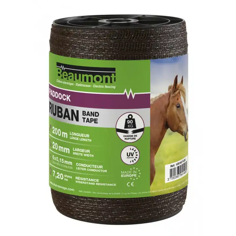 Páska pro ohradník BEAUMONT Paddock 20mm Poslední Šance