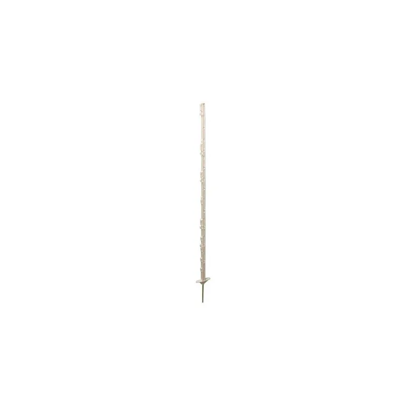 Tyčka pro elektrický ohradník STANDARD 140 plast bílý, 14 úchytů, 140 cm Akce