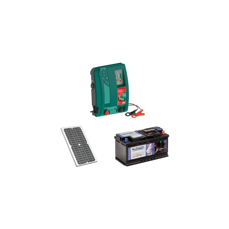 Expresní Doručení Sada elektrického ohradníku AKO MP AN 6000 + solární panel 55 W + akumulátor 70 Ah