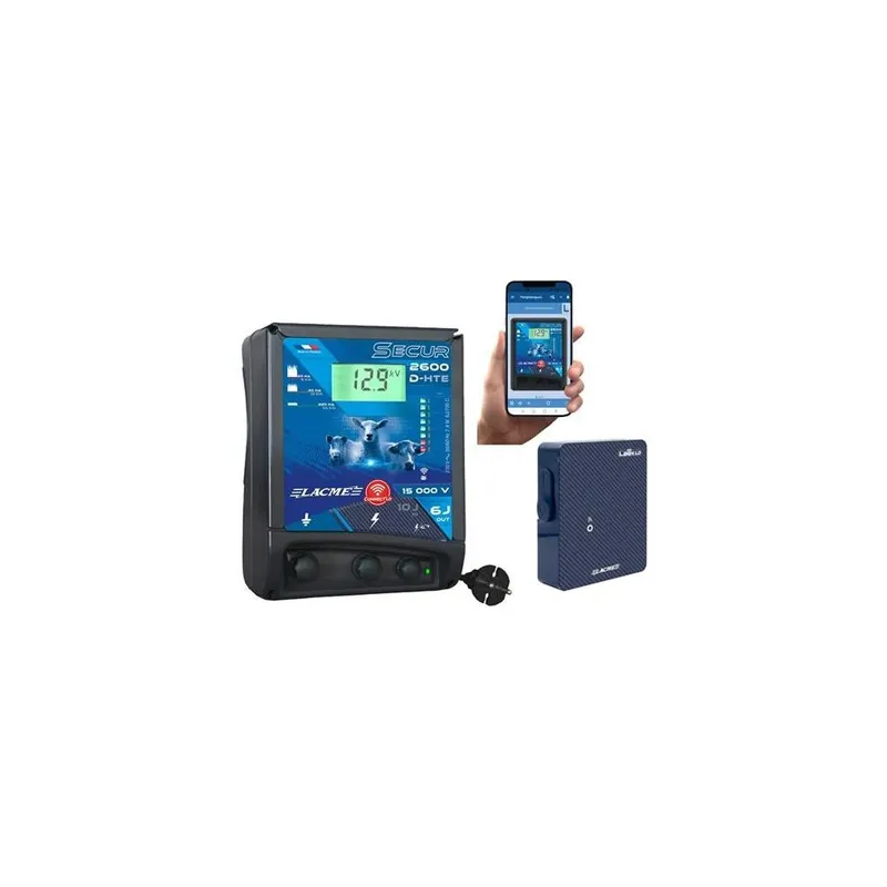 Objednat Nyní Sada elektrického ohradníku LACME SECUR 2600-D-HTE Connect‘LD + L.BOX LD