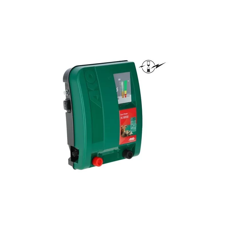 Zdroj pro elektrický ohradník AKO DUO-Power Xi 8000, kombinovaný, 7,5 J Super Cena