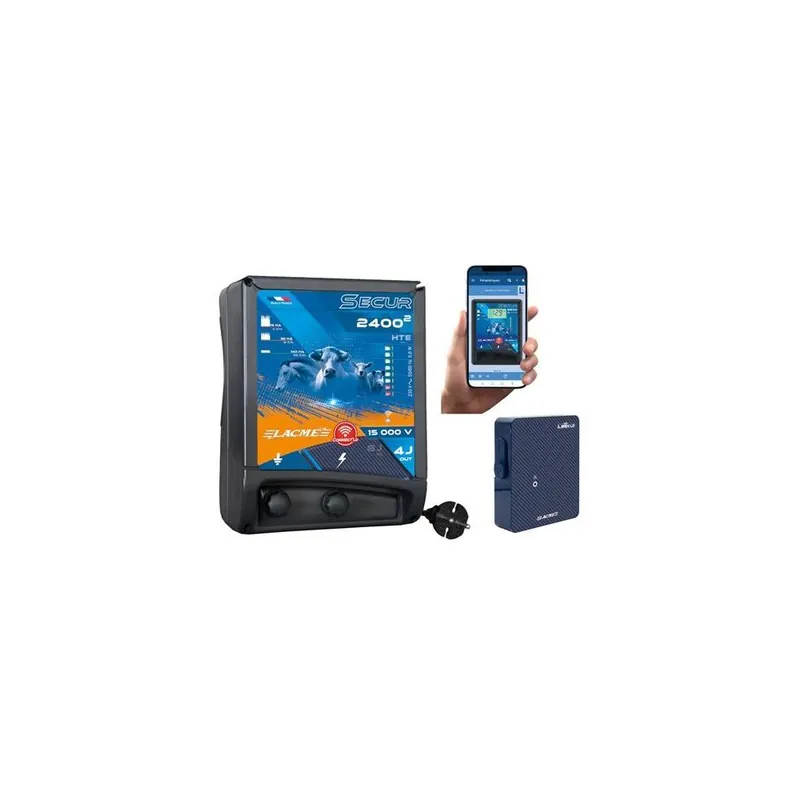 Autentický Sada elektrického ohradníku LACME SECUR 2400 HTE CONNECT‘LD + L.BOX LD