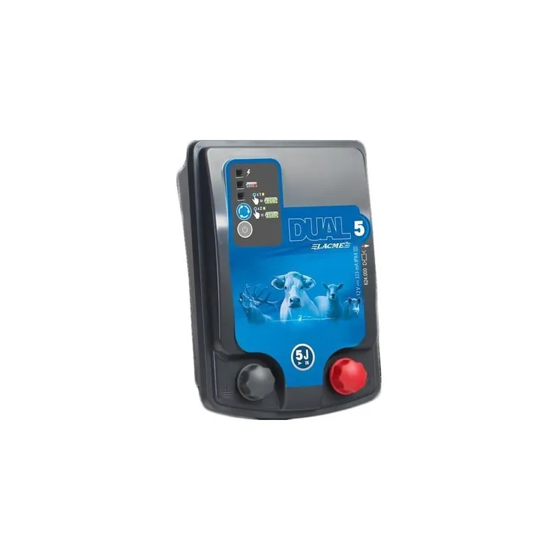 Zdroj pro elektrický ohradník LACME DUAL D5, kombinovaný, 4 J Dokud Zásoby Vydrží