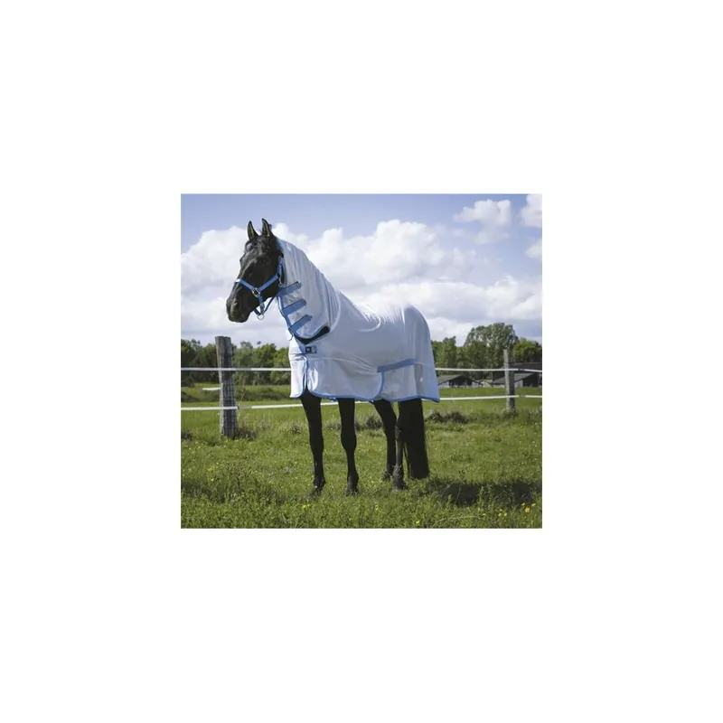 Deka proti hmyzu s krkem Riding World Combo, bílá Horká Nabídka
