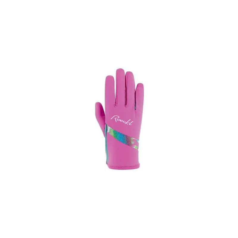 Must-Have Dětské jezdecké rukavice Roeckl Kapriole, růžové