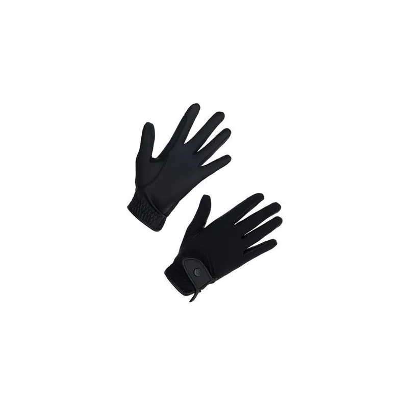 Sleva Jezdecké rukavice Covalliero Premium, SS 26, černé