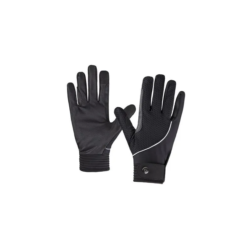 Nakupujte Hned Jezdecké rukavice QHP Air-flow S/S 2025, černé - vel. XL